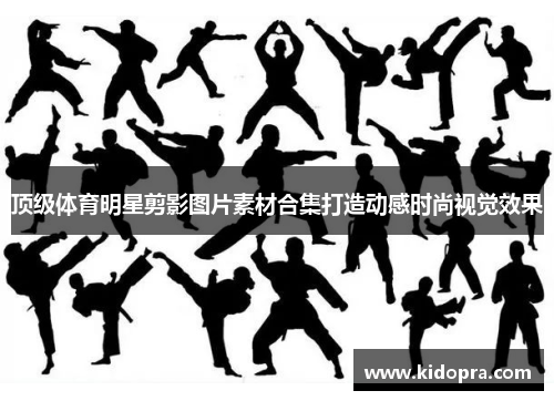 顶级体育明星剪影图片素材合集打造动感时尚视觉效果